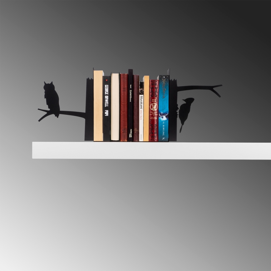 Bookstop 22x44 cm black