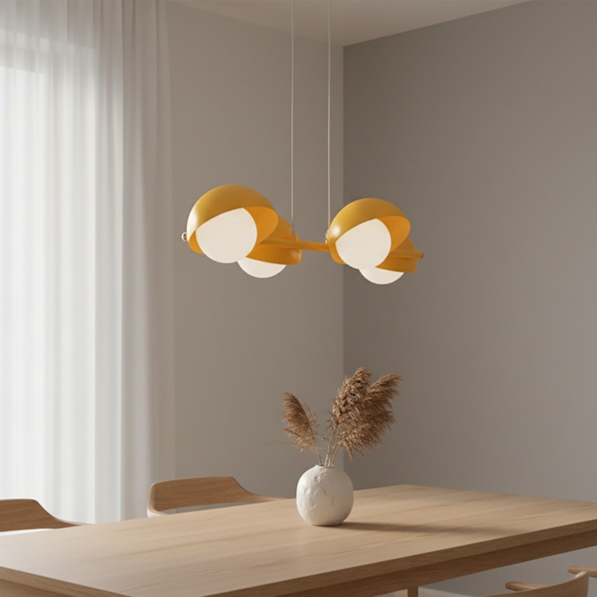 BOOM Cable Pendant Light 4xG9/8W/230V, Orange