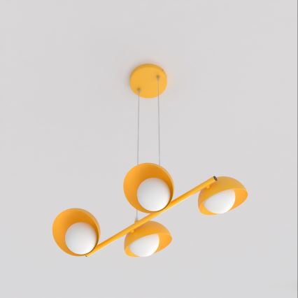 BOOM Cable Pendant Light 4xG9/8W/230V, Orange