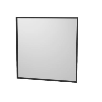 BORGSTED 80x80 cm Bathroom Mirror, Black