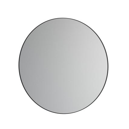 BORGSTED Bathroom Mirror, 80 cm diameter, Black