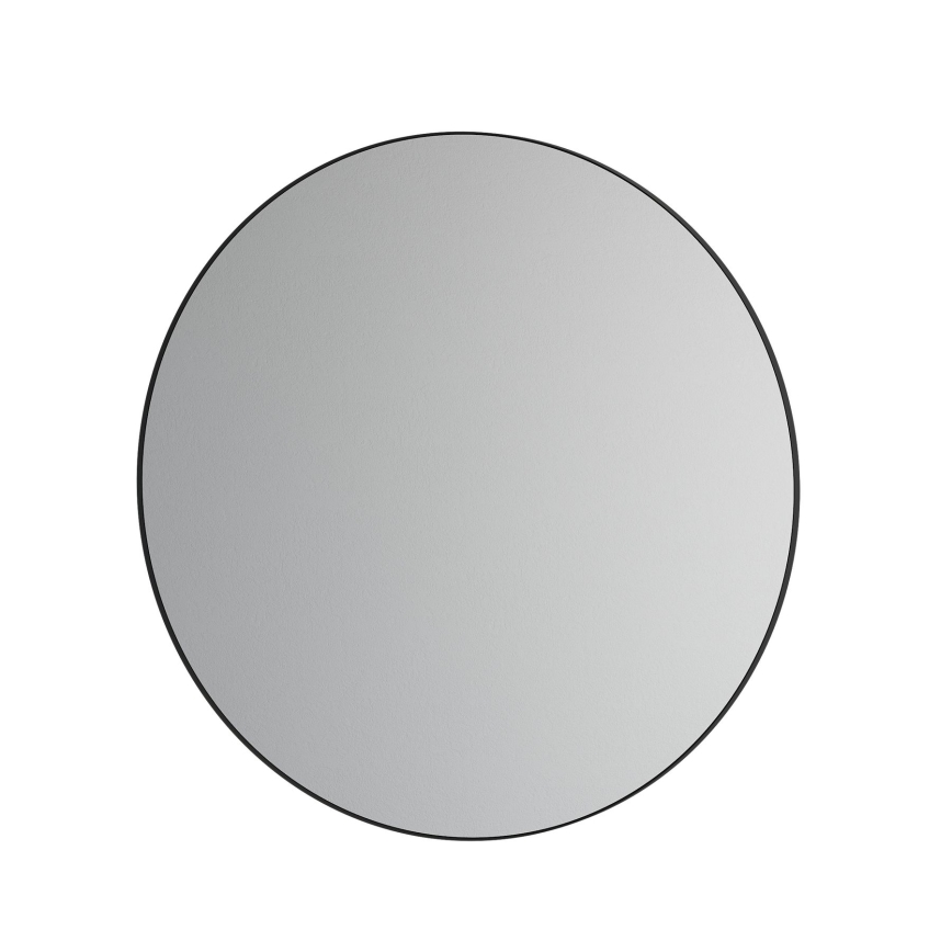BORGSTED Bathroom Mirror, 80 cm diameter, Black