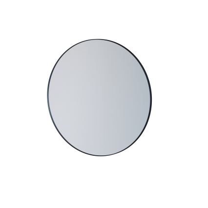 BORGSTED Bathroom Mirror, Ø 60 cm, Black
