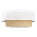 BORHO Ceiling Light 1x E27/60W/230V Ø 40 cm White/Jute