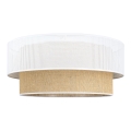 BORHO ceiling light 1x E27/60W/230V Ø 50 cm white/jute