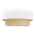 BORHO ceiling light 1x E27/60W/230V Ø 50 cm white/jute