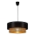 BORHO cord pendant lamp 1xE27/60W/230V Ø 40 cm black/jute