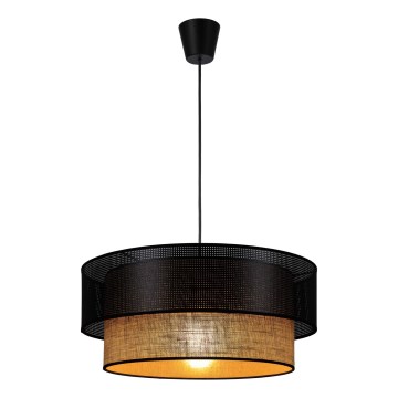 BORHO Cord Pendant Light 1xE27/60W/230V Black/Jute