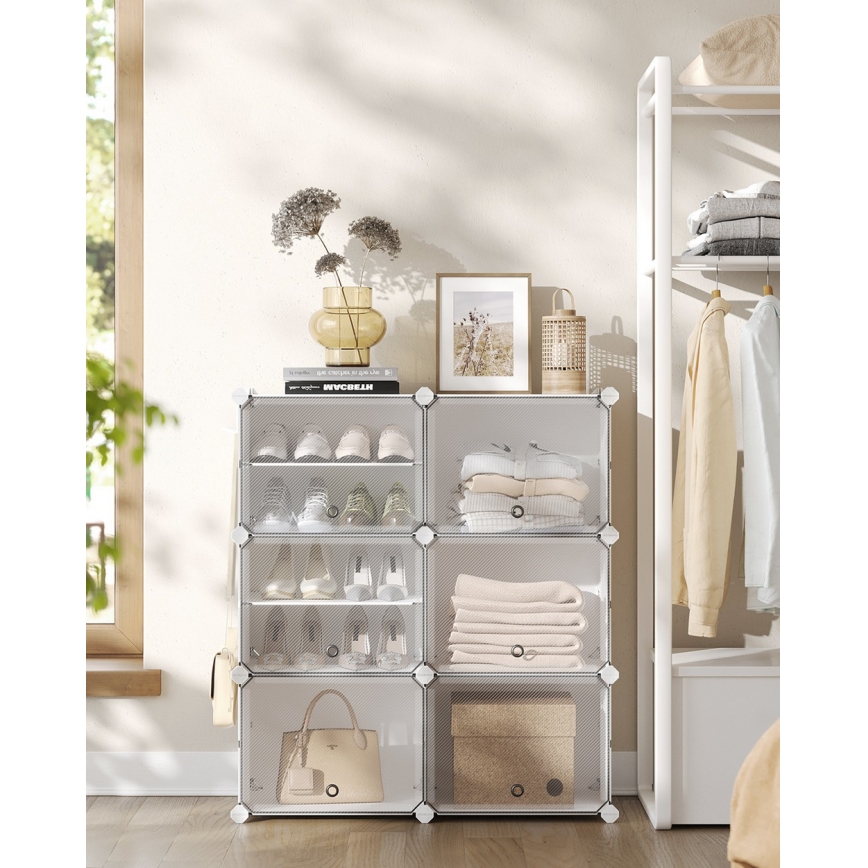 BOXIFY Modular Shelf with Compartments — White