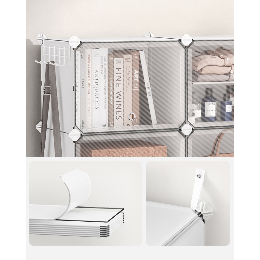 BOXIFY Modular Shelf with Compartments — White