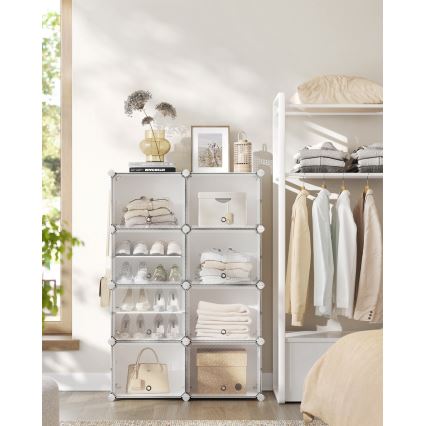 BOXIFY Modular Shelf with Compartments — White