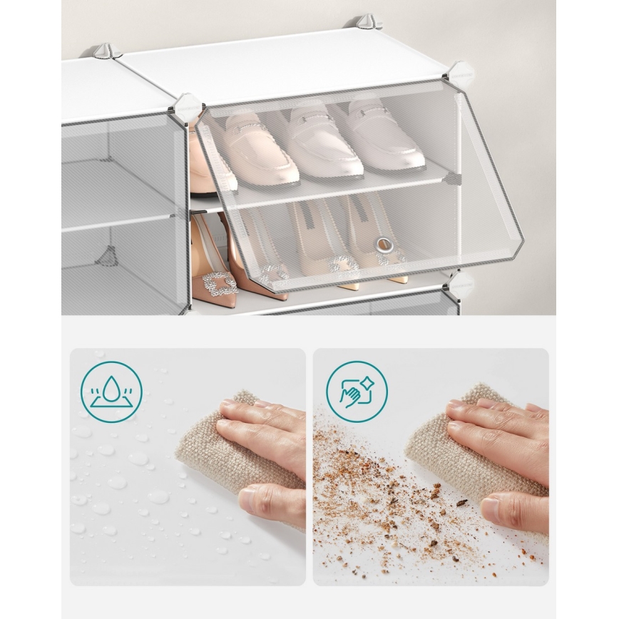 BOXIFY Modular Shelf with Compartments — White