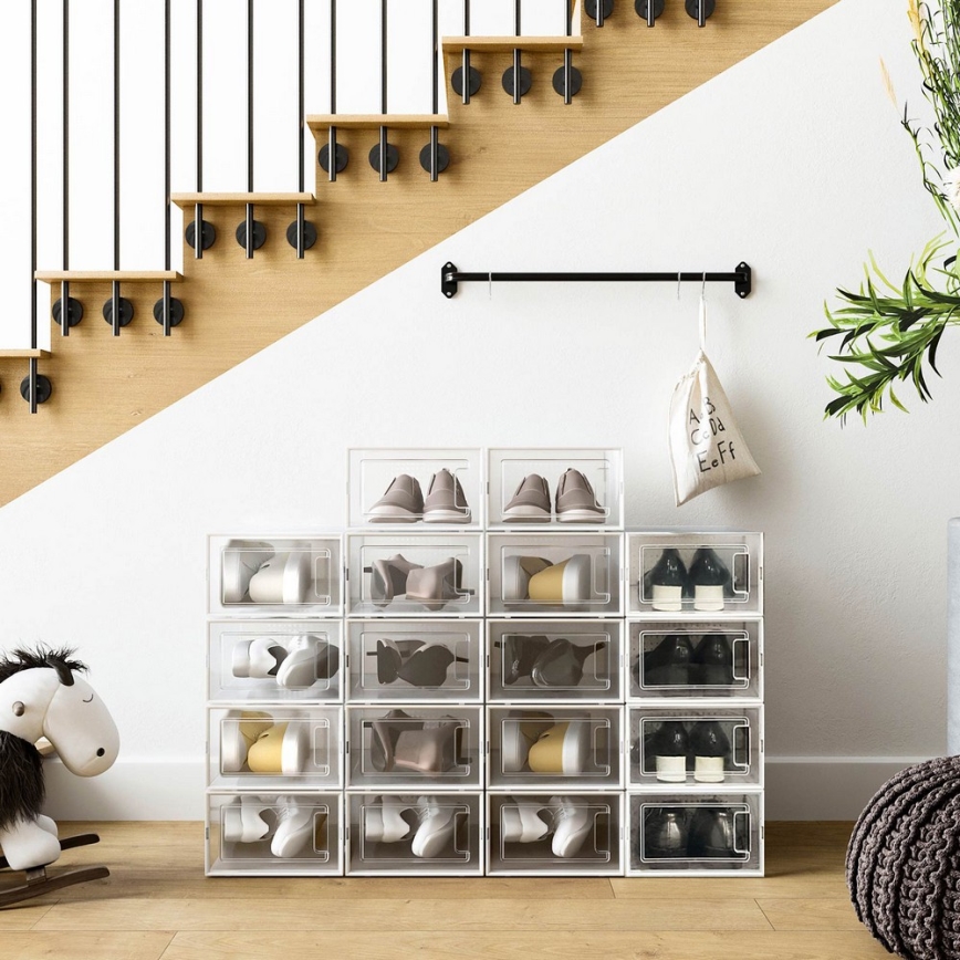 BOXIFY Modular Shelving Unit with Compartments, White