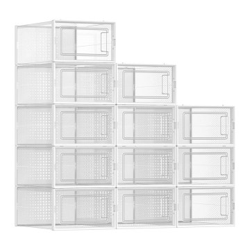 BOXIFY Modular Shelving Unit with Compartments – White