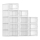 BOXIFY Modular Shelving Unit with Compartments – White