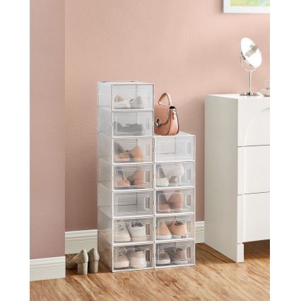BOXIFY Modular Shelving Unit with Compartments – White