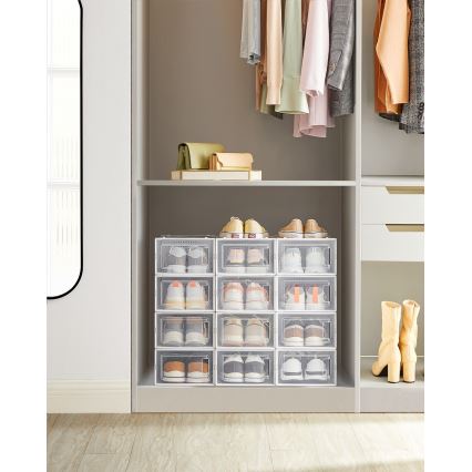 BOXIFY Modular Shelving Unit with Compartments – White