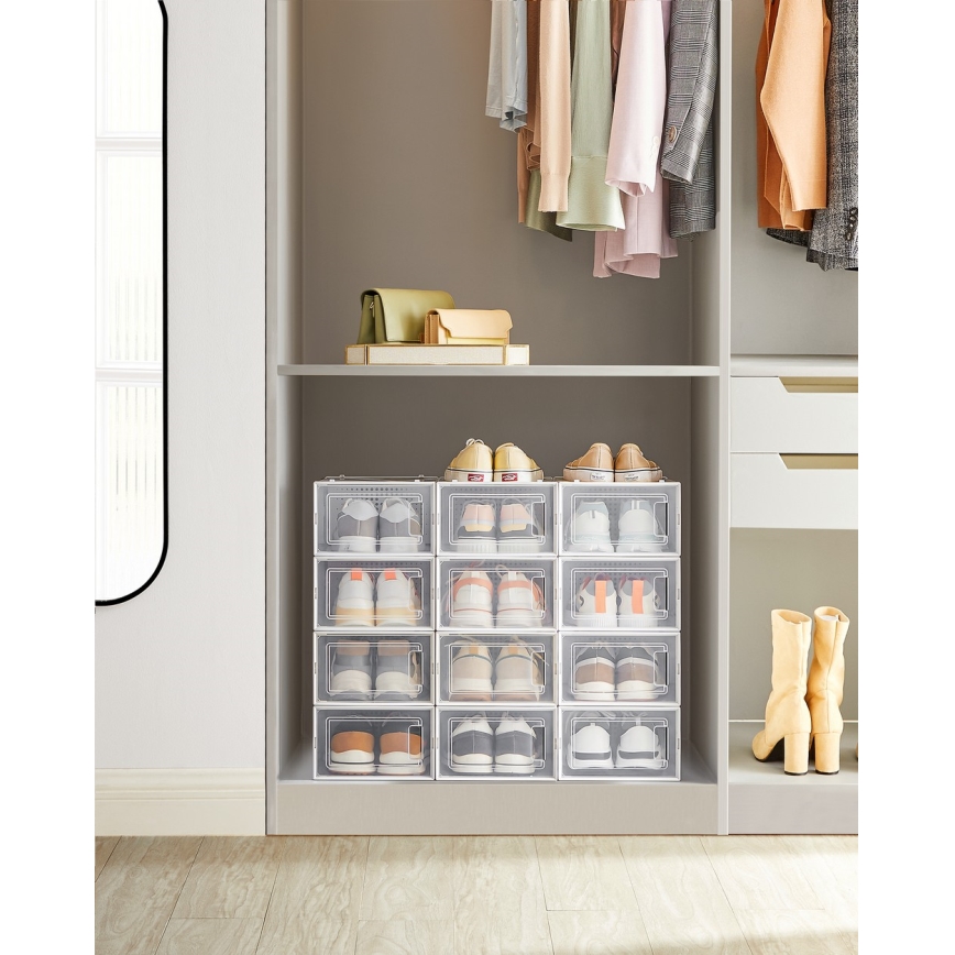 BOXIFY Modular Shelving Unit with Compartments – White