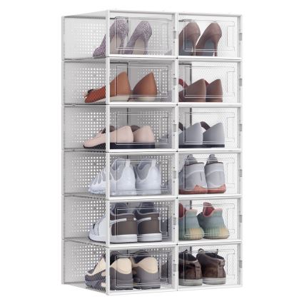 BOXIFY Modular Shelving Unit with Compartments – White
