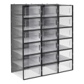 BOXIFY Modular Shelving Unit with Compartments — Black