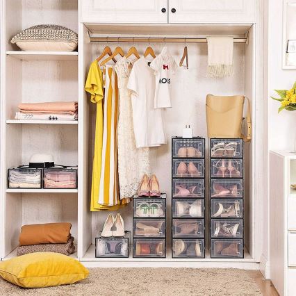 BOXIFY Modular Shelving Unit with Compartments — Black