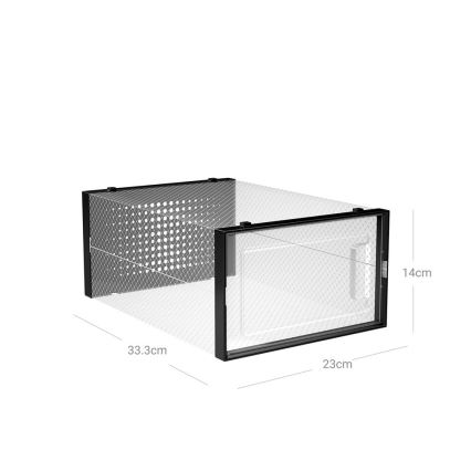 BOXIFY Modular Shelving Unit with Compartments — Black