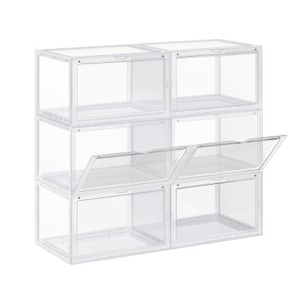 BOXIFY Modular Shelving Unit with Compartments — White