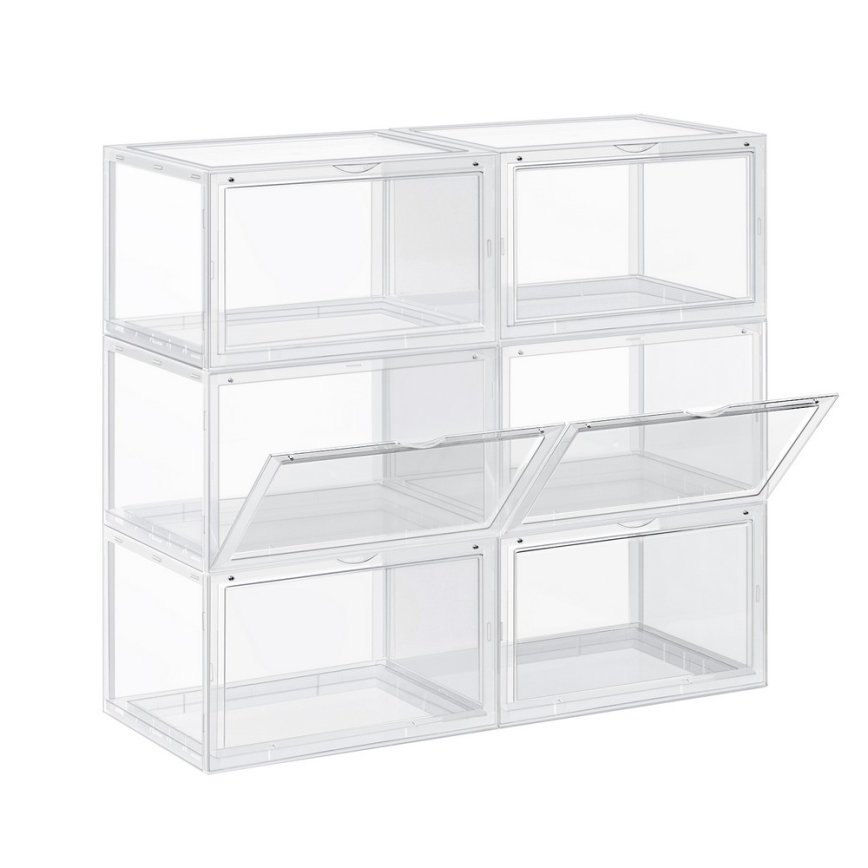 BOXIFY Modular Shelving Unit with Compartments — White