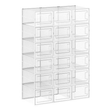 BOXIFY Modular Shelving Unit with Compartments — White