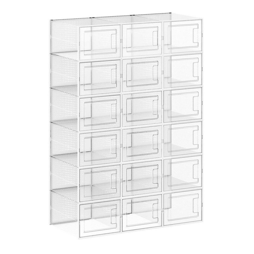 BOXIFY Modular Shelving Unit with Compartments — White