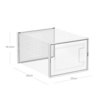 BOXIFY Modular Shelving Unit with Compartments — White