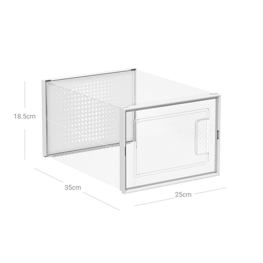 BOXIFY Modular Shelving Unit with Compartments — White