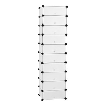BOXIFY modular storage unit with drawers, white