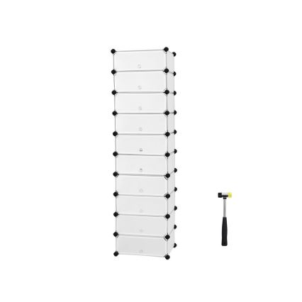BOXIFY modular storage unit with drawers, white