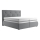 Boxspring bed with mattress and topper ELEN 180x200 cm grey