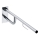 Bracket with holder 10.3 x 25.3 cm stainless steel/silver