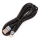 Braided USB cable USB-A / USB-C connector 18W 2m black