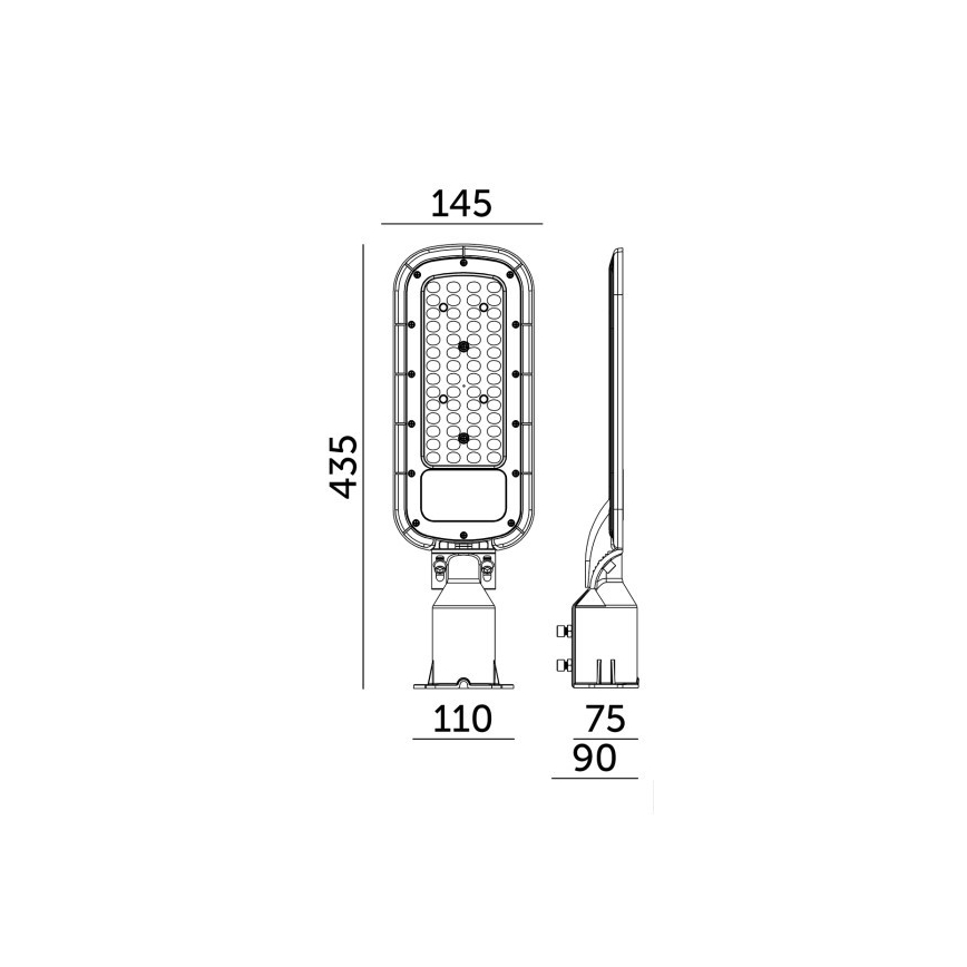 BRELUXO LED Street Light LED/50W/230V 4000K IP65