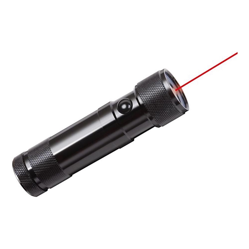 Brennenstuhl - LED Flashlight with a laser pointer LED/3xAAA
