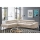 BRESCIA Left-hand L-shaped Corner Sofa Bed with Storage, Beige