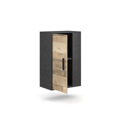 BRICK Living Room Wall Unit – Brown/Black