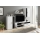 BRICK Living Room Wall Unit White/Black