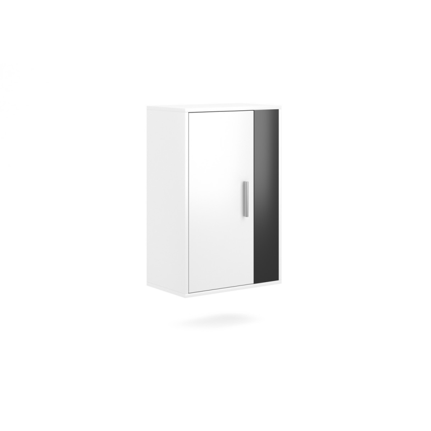 BRICK Living Room Wall Unit White/Black