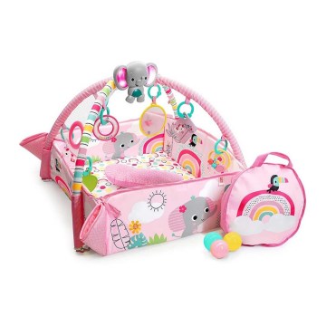 Bright Starts - Baby blanket for playing 5in1 YOUR WAY BALL PLAY pink