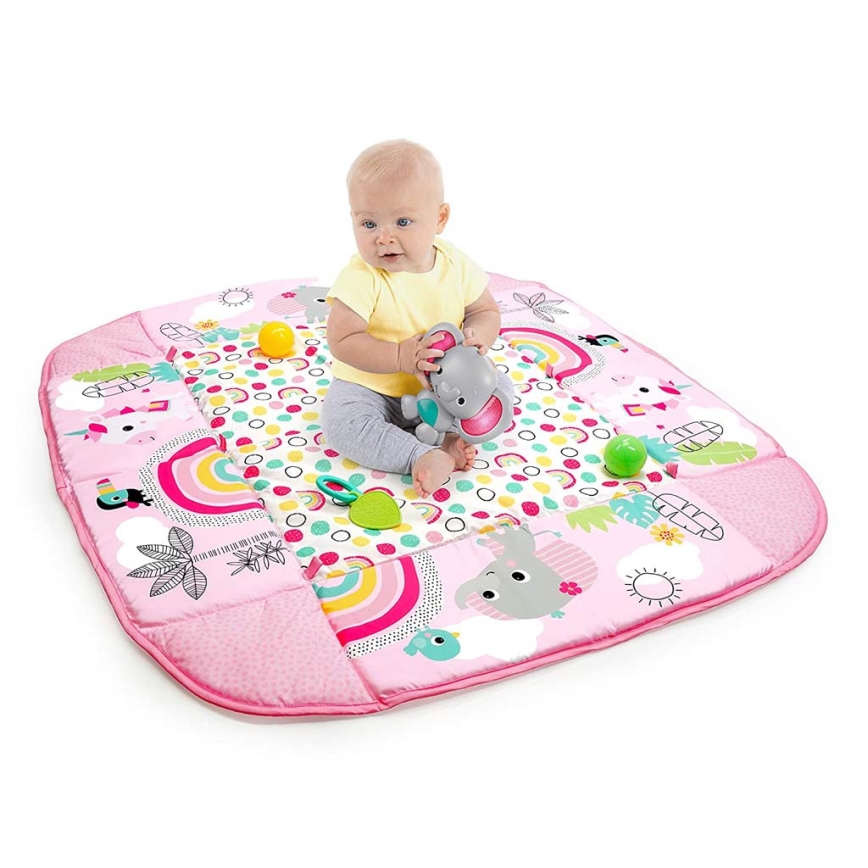 Bright Starts - Baby blanket for playing 5in1 YOUR WAY BALL PLAY pink