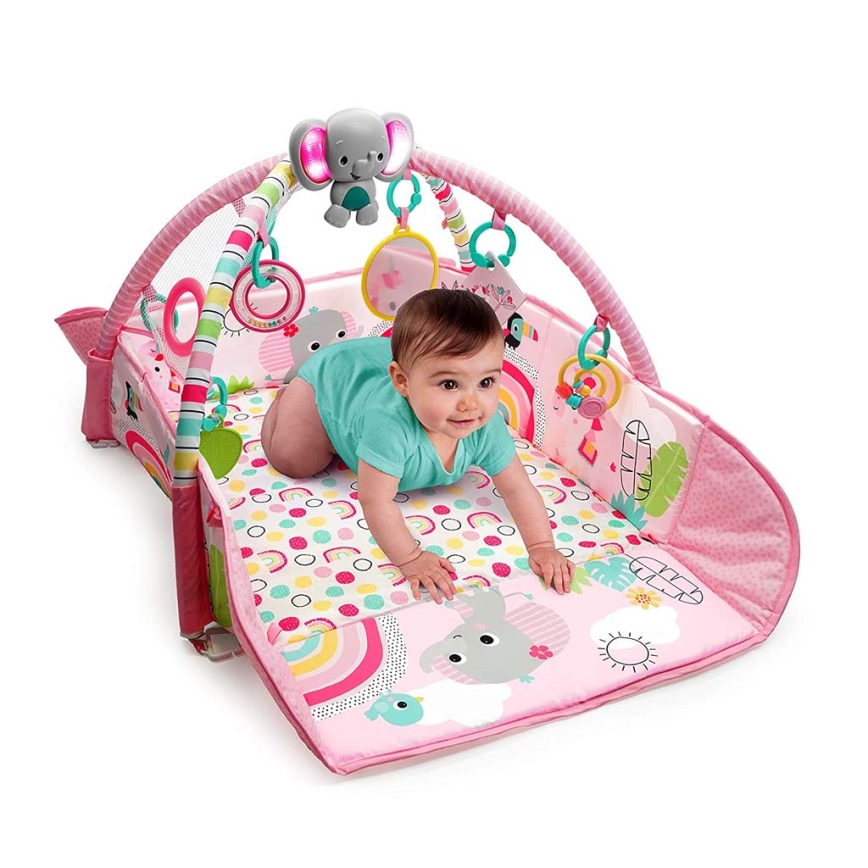 Bright Starts - Baby blanket for playing 5in1 YOUR WAY BALL PLAY pink