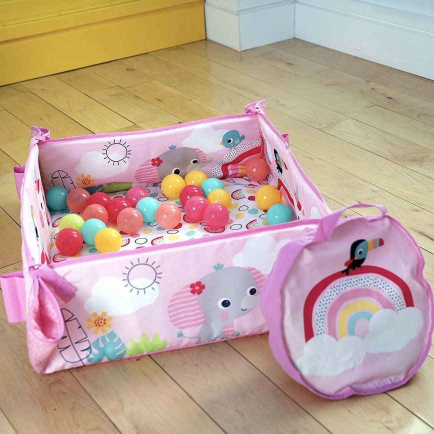 Bright Starts - Baby blanket for playing 5in1 YOUR WAY BALL PLAY pink