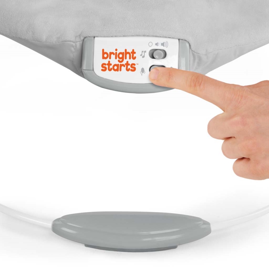 Bright Starts - Baby vibrating lounger with a melody MICKEY MOUSE
