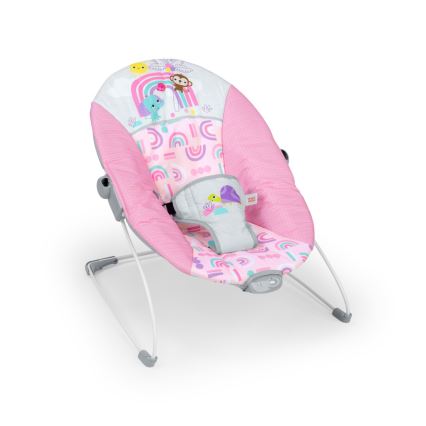 Bright Starts - Baby vibrating rocker PINK PARADISE