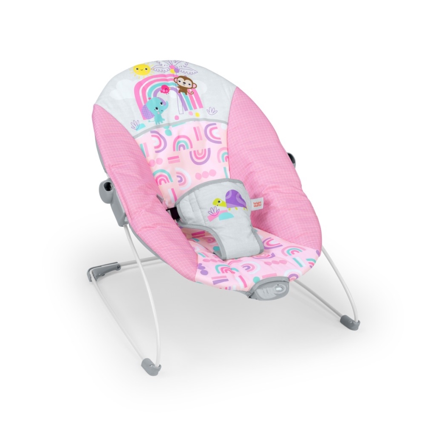 Bright Starts - Baby vibrating rocker PINK PARADISE
